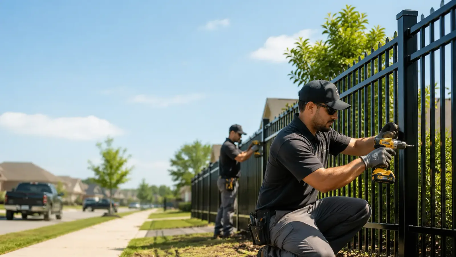 Metal Fence Installation in Sudbury, MA